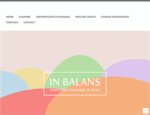Tablet Screenshot of praktijkinbalans.net